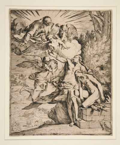 The Sacrifice of Isaac by Pietro Testa