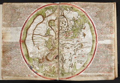 Map of the world, c.1320-25 by Pietro Vesconte