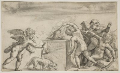 Allegory of Blind Love by Pirro Ligorio