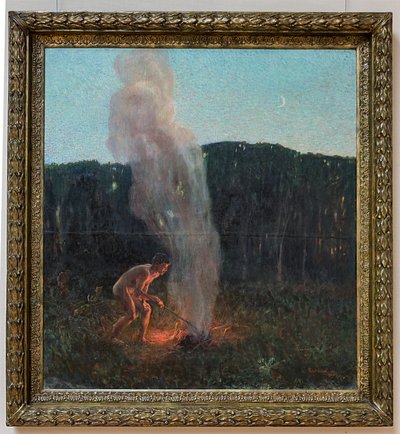 The Column of Smoke by Plinio Nomellini