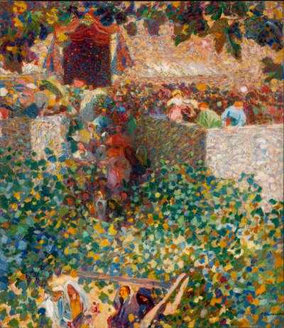 Village Festival, 1912-1913 by Plinio Nomellini