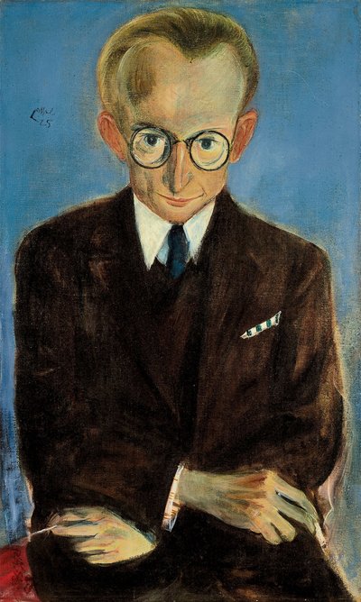 Portrait of Paul Fechter, 1925 by Pol Cassel