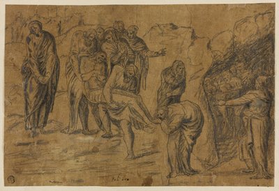 Entombment of Christ by Polidoro da Caravaggio
