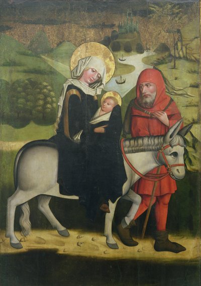 Flight Into Egypt by Polish School