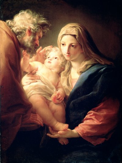 The Holy Family, 1740s by Pompeo Batoni