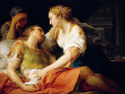 Death of Mark Antony by Pompeo Girolamo Batoni
