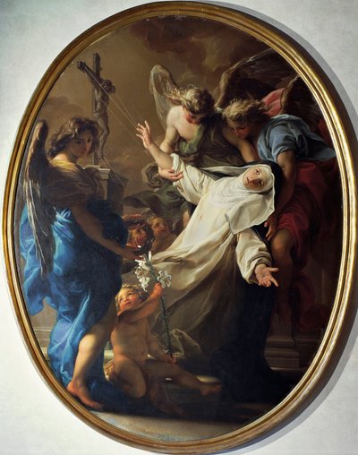 Ecstasy of St. Catherine of Siena by Pompeo Girolamo Batoni