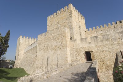 Exterior view of the castle by Portuguese School