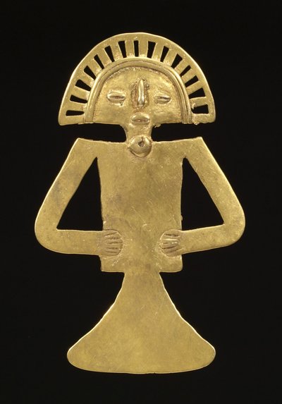 Figural Pendant, c.700-1000 by Pre Columbian Pre Columbian