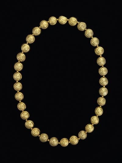 Necklace of Snail Beads, Moche by Pre Columbian Pre Columbian