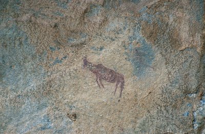 Animal Figure (Cave Painting) by Prehistoric Prehistoric
