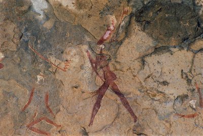 Human Figure (cave painting) by Prehistoric Prehistoric