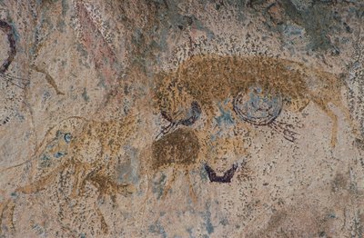 Wild Animals (cave painting) by Prehistoric Prehistoric
