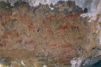 Wild animals (cave painting) by Prehistoric Prehistoric