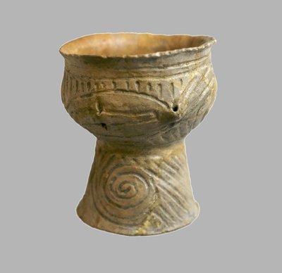 Goblet with Snakes by Prehistoric Russian Culture