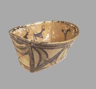 Oval Bowl by Prehistoric Russian Culture