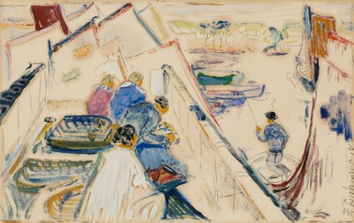 Fishing Boats by Preston Dickinson