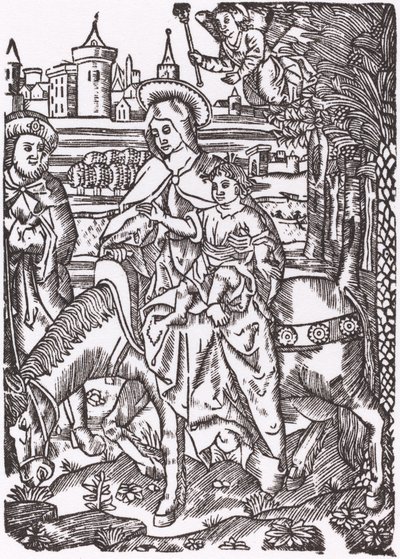 The Flight to Egypt by Probably French 16th Century