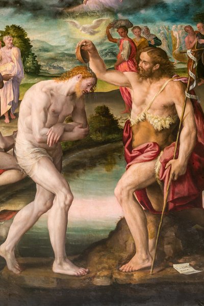 The Baptism of Christ by Prospero Fontana