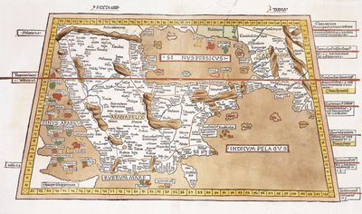Sexta Asie Tabula by Ptolemy