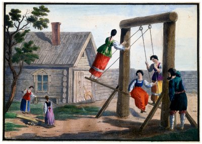 Country Amusements, 1825 by Pyotr Alexandrov