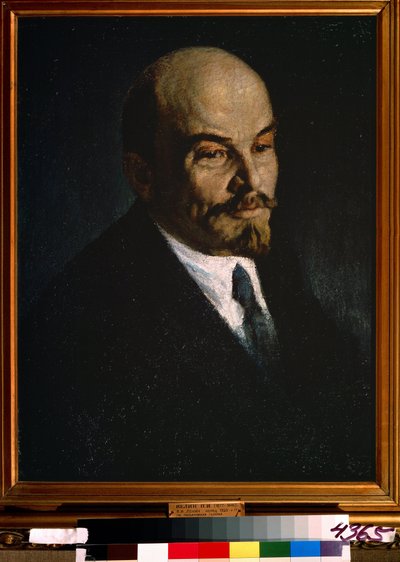 Portrait of Vladimir Lenin by Pyotr Ivanovich Kelin
