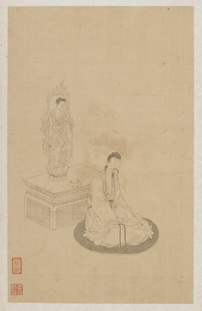 Figures by Qing Dynasty Chinese School