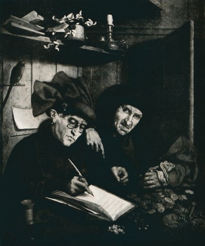 The Moneylenders by Quentin Metsys I