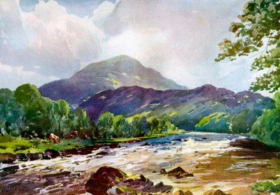 On the Teith near Callander, Perthshire by RJ Begg