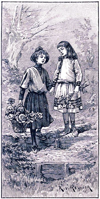 Two Friends Holding Hands by R.V. Meunier
