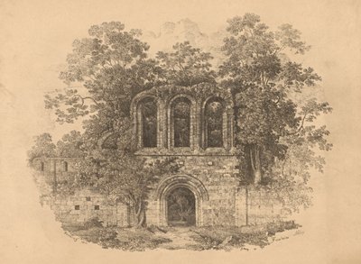 Gateway at Fountains Abbey by R. Dunning