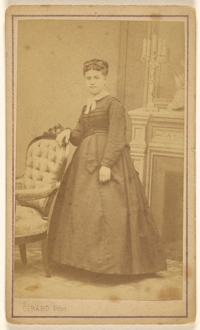 Unidentified Woman, Standing by R. Girard