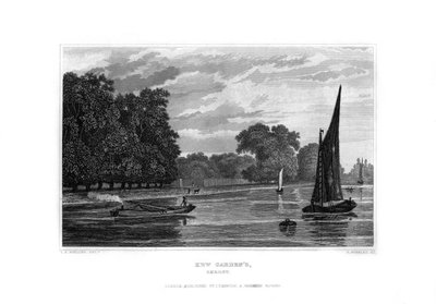 Kew Gardens, London by R. Winkles