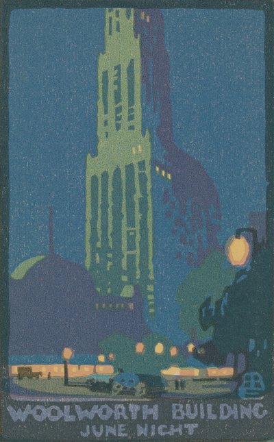 Woolworth Building June Night by Rachael Robinson Elmer