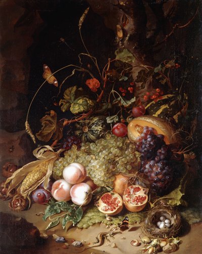 Still-life with Fruit and Insects by Rachel Ruysch