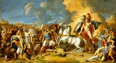 A Scene from the Trojan Wars by Rafaelle Calliano