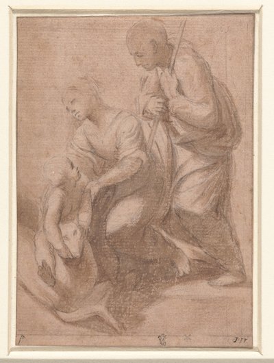 Holy Family with a Lamb by Rafaël