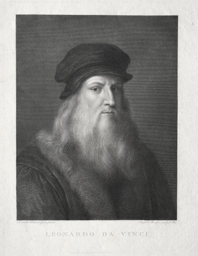 Leonardo da Vinci by Raffaello Morghen