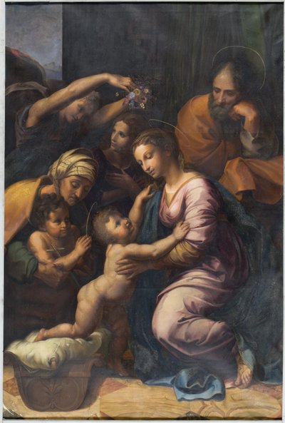 Holy Family of Francis I by Raffaello Sanzio Raphael
