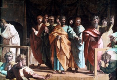 The Death of Ananias, 1515 by Raffaello Sanzio Raphael
