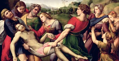 The Deposition, 1507 (detail) by Raffaello Sanzio Raphael