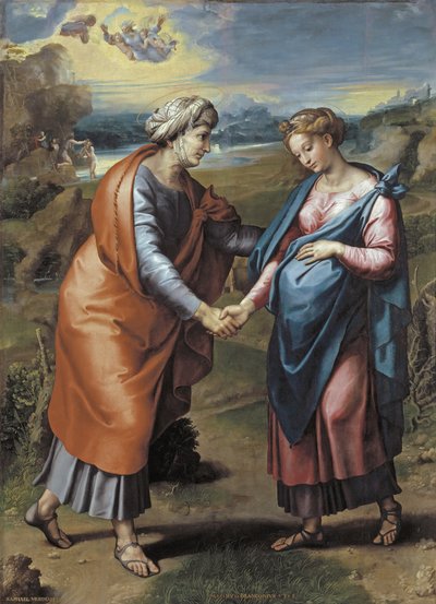 The Visitation, 1517 by Raffaello Sanzio Raphael