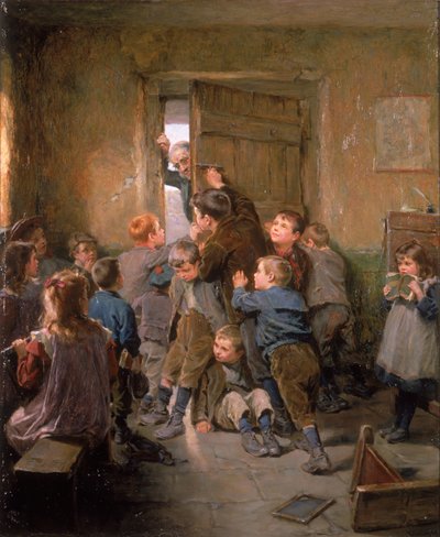 Barred Out (29th May), 1896 by Ralph Hedley