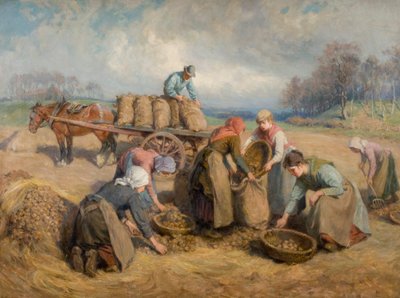 Potato Gatherers, Northumberland, 1903 by Ralph Hedley