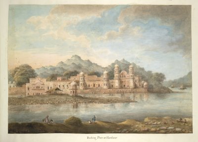 The ghats at Hardwar by Ram Sita