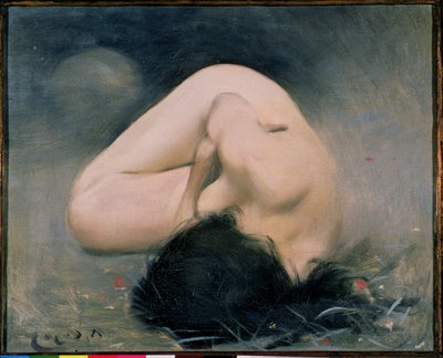 Nude Woman by Ramon Casas i Carbo
