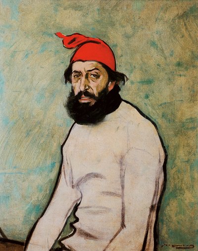 Portrait of Pere Romeu by Ramon Casas i Carbo
