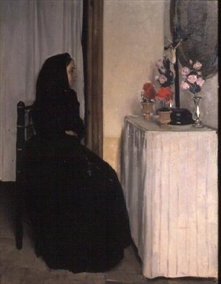 The Widow by Ramon Casas i Carbo