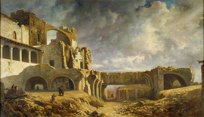 Ruins of the Palace by Ramon Martí i Alsina