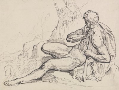 Hercules Resting by Ramsay Richard Reinagle